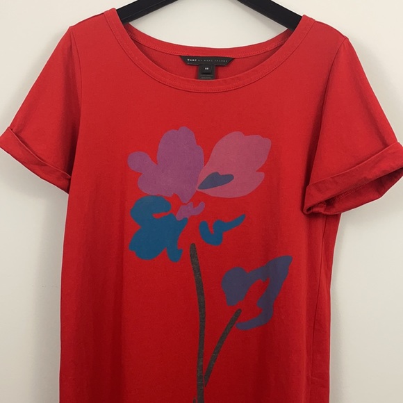 Marc by Marc Jacobs Flower T-shirt Dress Size XS - Picture 4 of 6